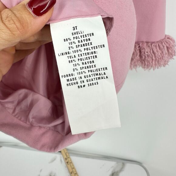 Vintage Rothschild Girls 3T Pink Dress Coat & Beret Pink Coquette Lady Princess - Picture 9 of 12